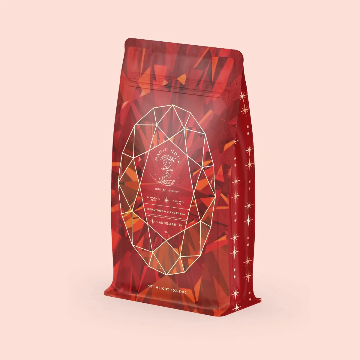 Carnelian Herbal Apricot Amaretto Tea Refill Pouch - Image 3