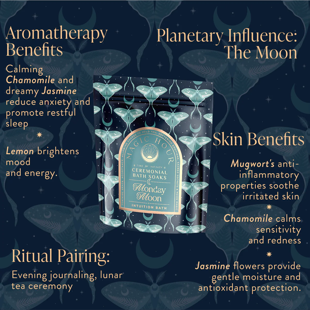 Ceremonial Bath Salt Soaks - Luxe Pouches-Refill Your Jar! - Image 15