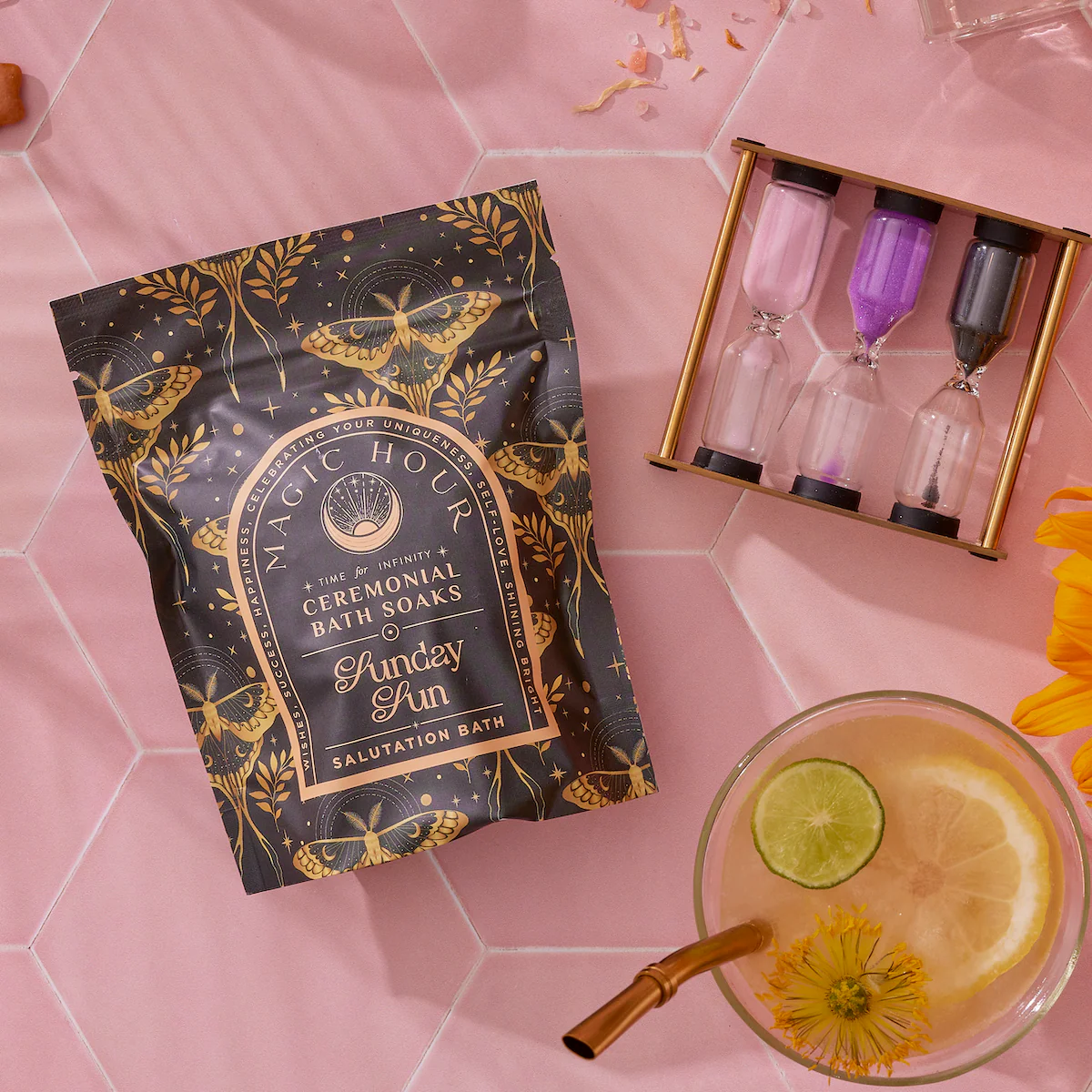 Ceremonial Bath Salt Soaks - Luxe Pouches-Refill Your Jar! - Image 5